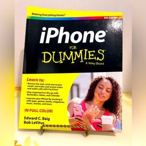 *3/$20* IPHONE FOR DUMMIES, A WILEY BRAND. 8TH EDITION. 382 PAGES MINT CONDITION
